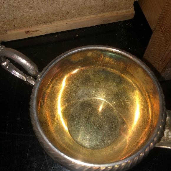Vintage WM A ROGERS silver-plate md sugar bowls- tarnished but can be clean r - Picture 2 of 9